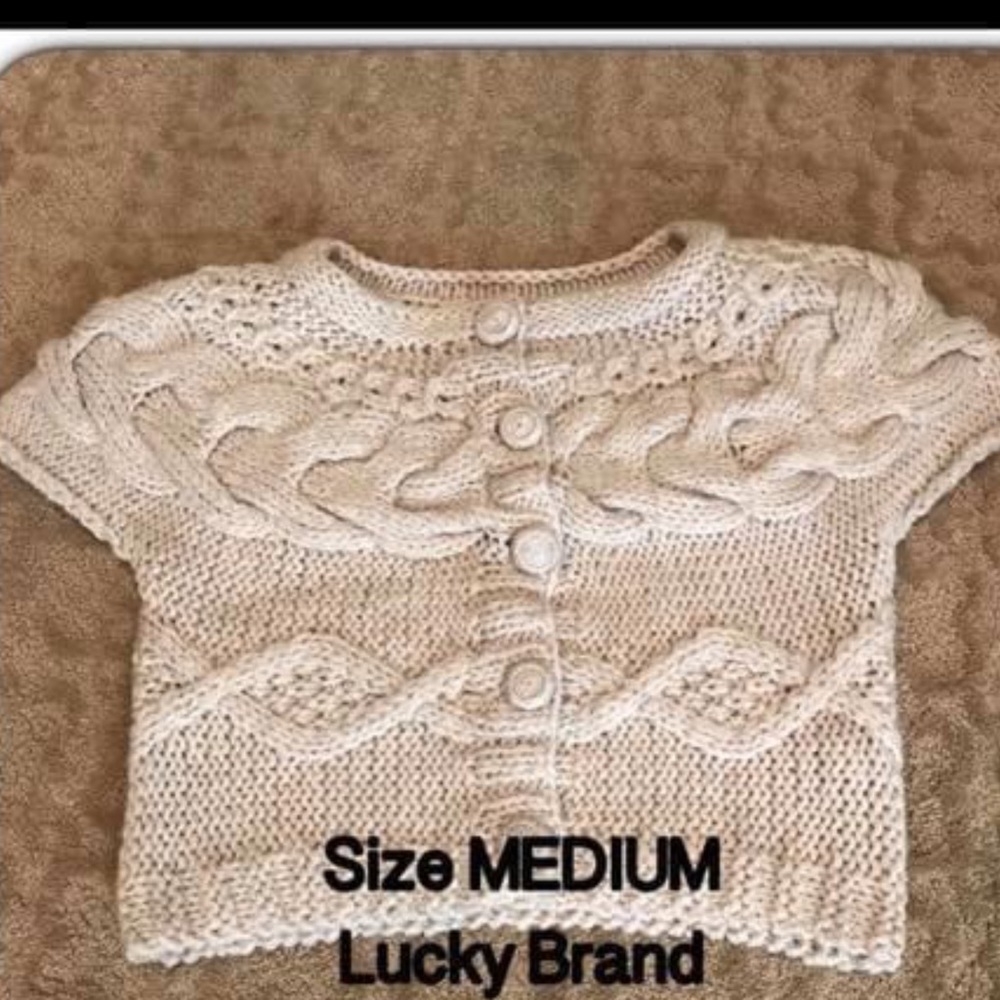 Lucky brand crop sweater